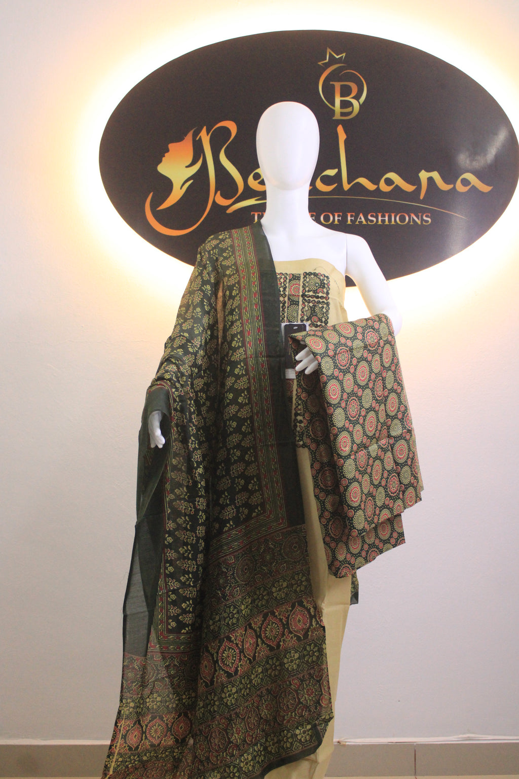 SOFT SILK _AJRAK PRINT -BCA1034